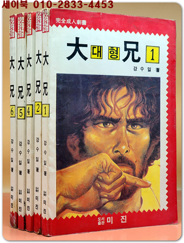 대형 (大兄) 1,2,4,5,6 (전6권중 제3권 결권) - 강수일 著 <초 희귀본>