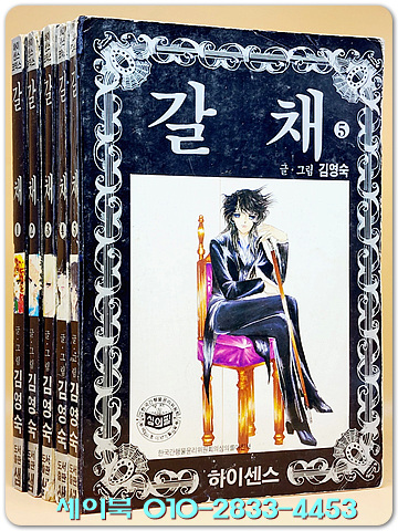 갈채 제1부) 갈채 (전5권) 김영숙 글.그림 <1991년 초판> 
