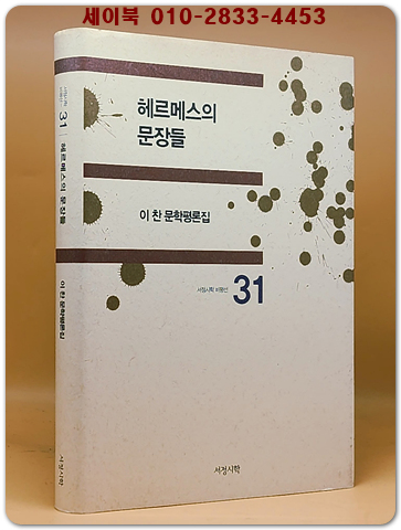 헤르메스의 문장들 - 이찬  문학평론집 (원제 : Ecritures from the land of Hermes) 상품 이미지