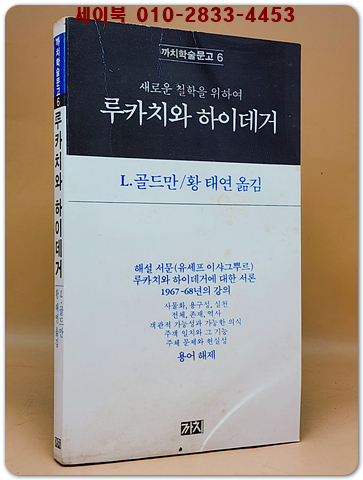 루카치와 하이데거 - 새로운 철학을 위하여